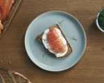 Tartine de Skyr avec du saumon