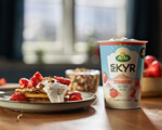 Pancakes au Skyr à la fraise